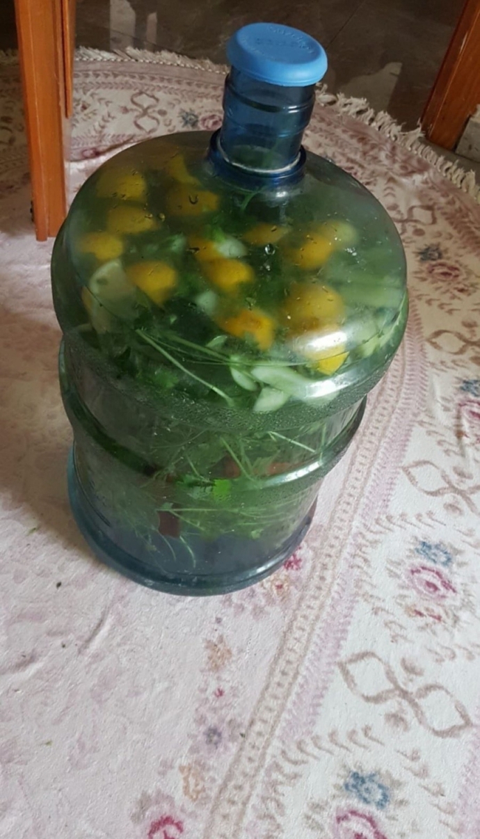 Kendimi biraz ödemli hissediyorum o yüzden küçük bir detox suyu yaptım… Sizce bu kadarı yeter mi yoksa biraz daha mı yapmam lazım?