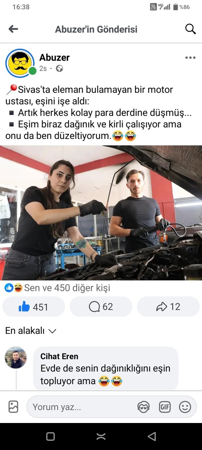 Kadınlar her işi beceriyor değil mi?