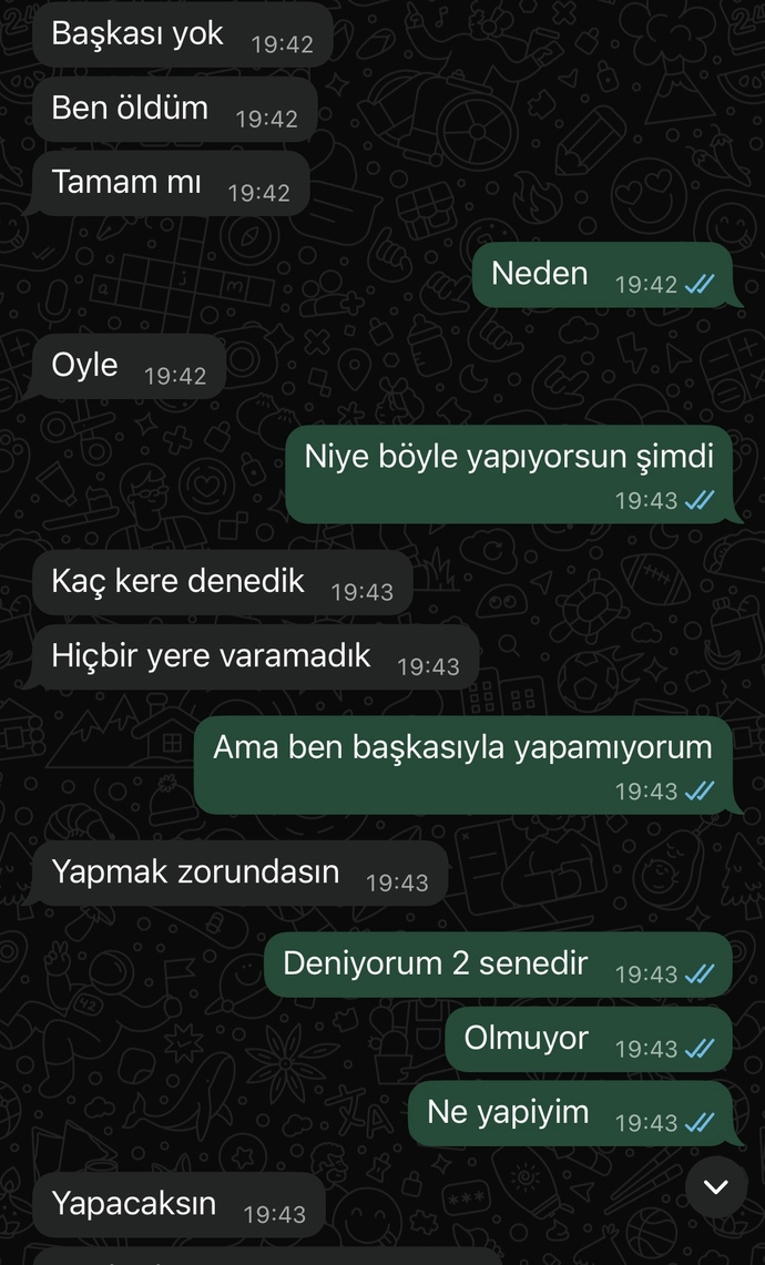 Bunları yazan eski sevgili tam mi soğumuştur?