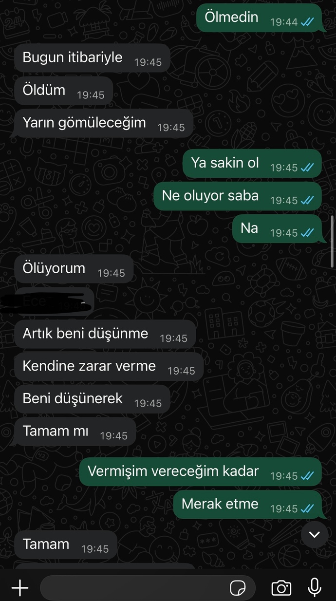 Bunları yazan eski sevgili tam mi soğumuştur?