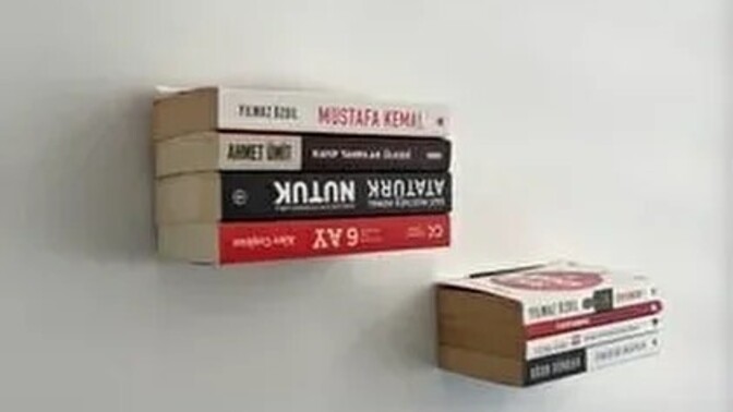 Okunmayan ya da eski kitapları duvarda raf olarak kullanmak mantıklı mı?