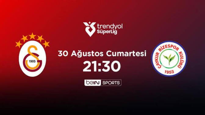 Süper Lig · bugün, 21:30 Galatasaray-rizespor?