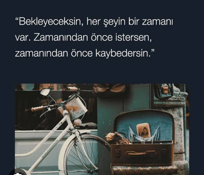 Herşeyin bir zamanımı vardır?