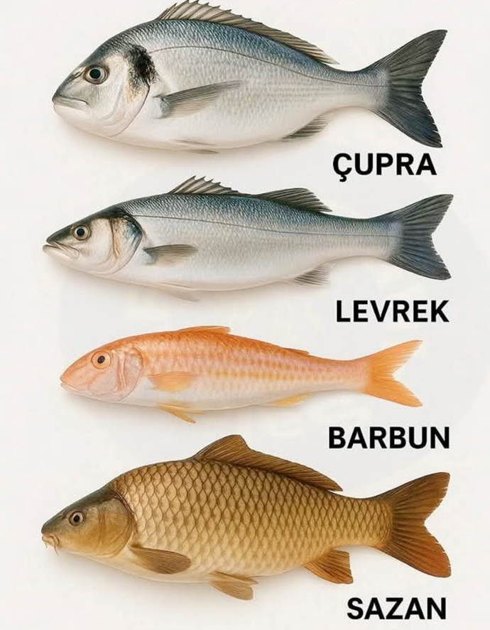 Bu balıklardan hangisini yersin?