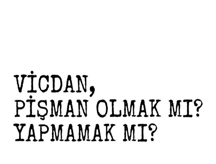 Vicdan sana göre nedir?