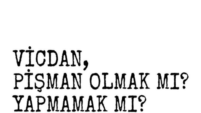 "Vicdan "sana göre nedir?