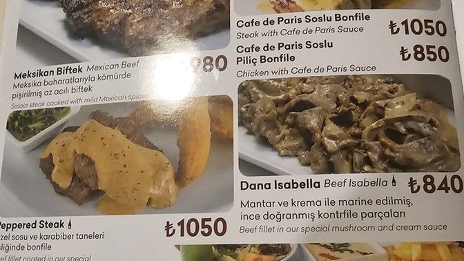 Restorant fiyatları sizi korkutuyor mu?