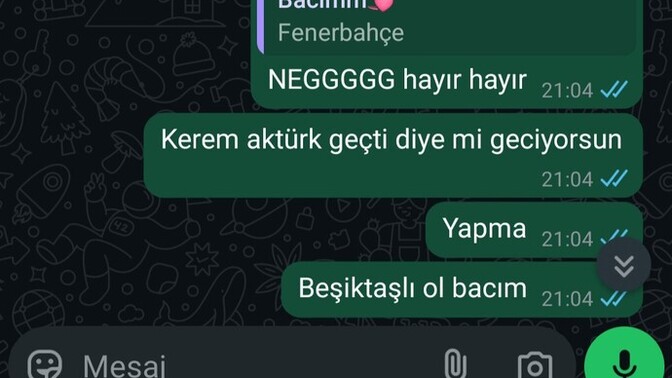 Kerem aktürk gitti diye arkadaşımda peşinden gidiyor yardım edinskwkksks?