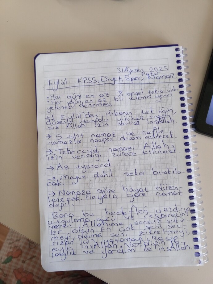 Eylüle merhaba diyelim mi yeni hedeflerle?