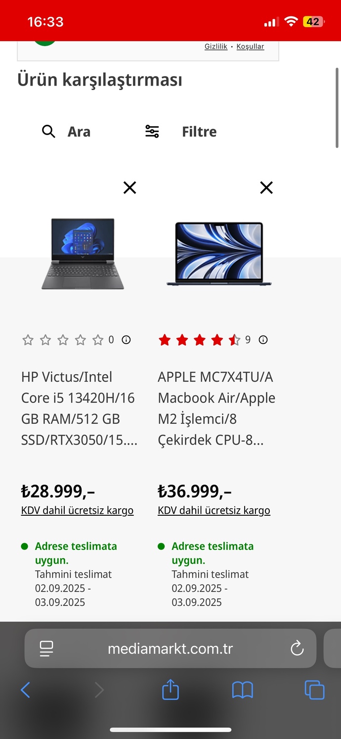Bana Laptop Önerir misiniz?