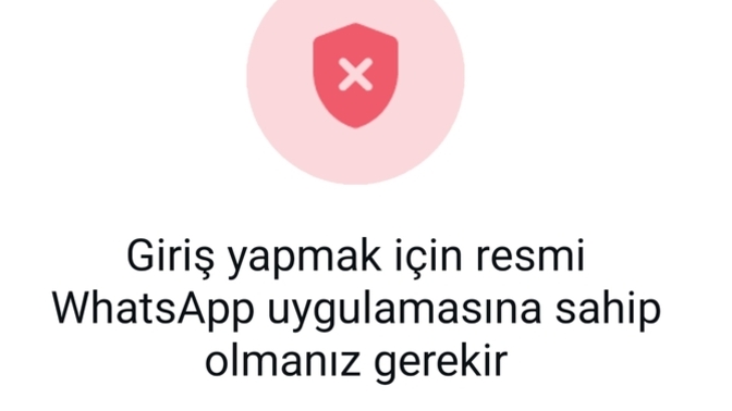 Resmi uygulama olduğu halde neden aynı yazı çıkıyor?