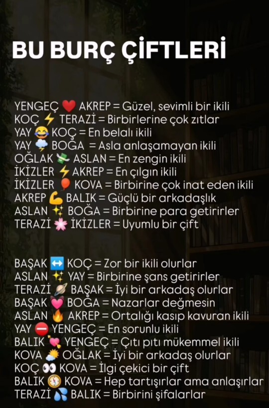 Hangi burcun insanıyla çift olmak isterdin?