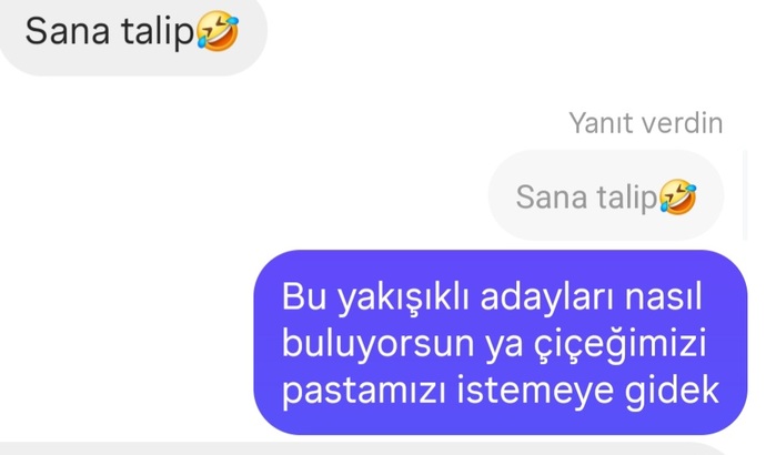 Her gün instagramda reels atıp bu senin sevgilin bu kocan diyen arkadaşınız var mı varsa tepkiniz ne olurdu😃?