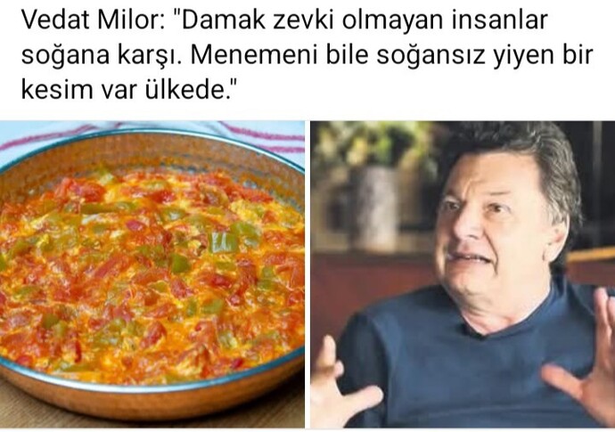 Tartışmanın fitilini ateşliyorum. Menemen soğanlı mı olur soğansız mı?