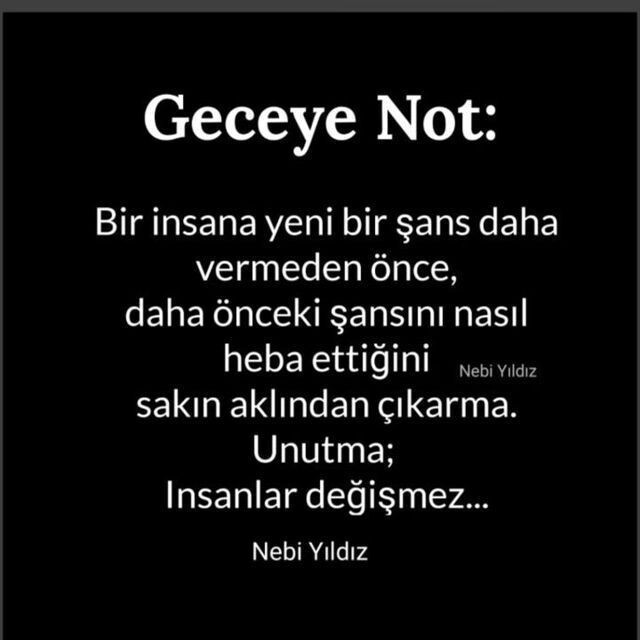 Gece ye bir not bırakın desem ne söylerdiniz?