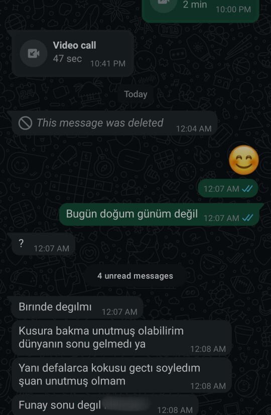 Bir ay sonraki doğum günümü şimdi kutladı unutup 9 aylık sevgilim sizce nasıl davranmaliyim?