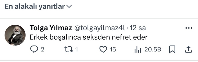 Erkekler boşalınca uzaklaşır mı?
