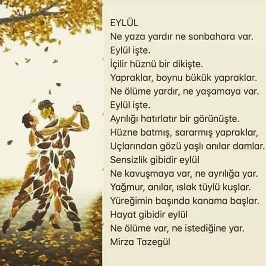 Eylül ayı sizin için neyi ifade ediyor?