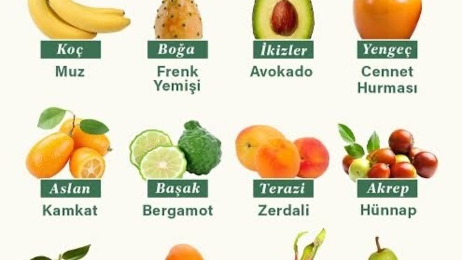Burcuna göre hangi meyvesin?