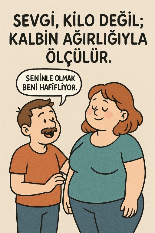 Bir erkek sevdiği kadının kilolu olmasından dolayı utanır mı?