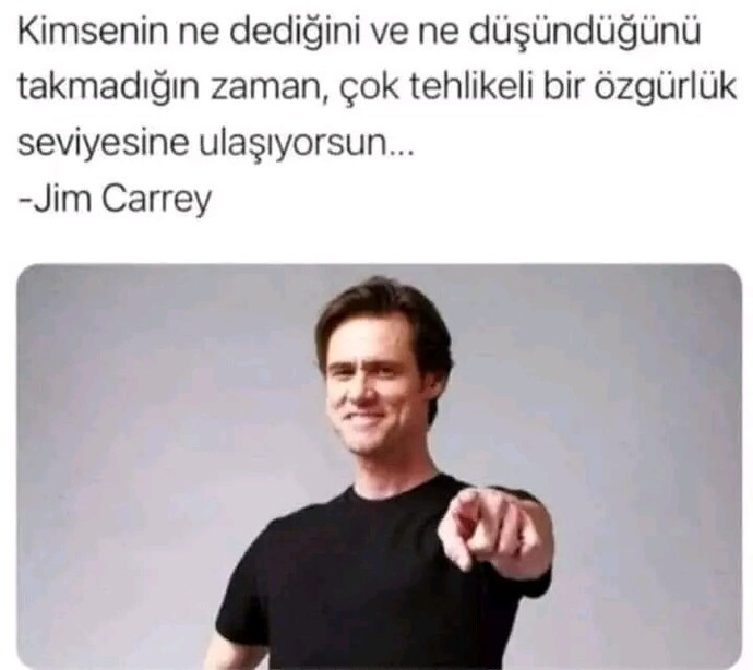 Özgür biri oldunuz mu?