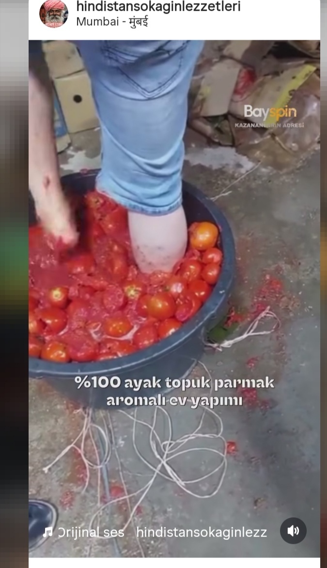 Ayak lezzeti mi 😂