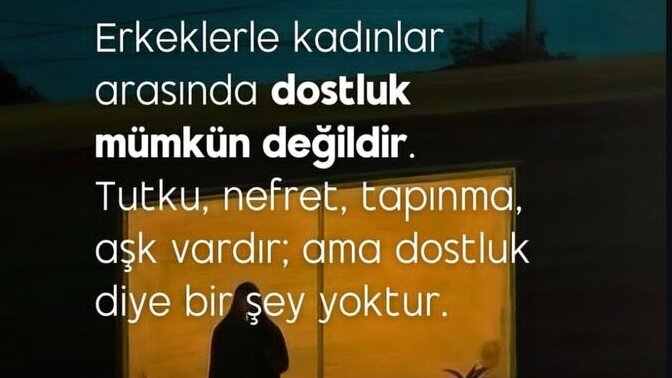 Erkekler ve kadınlar arasında dostluk mümkün değil midir?