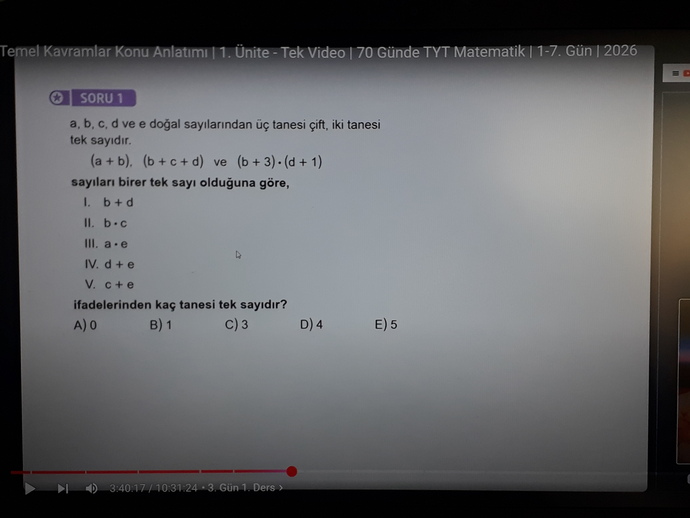 Bu matematik sorusunu yapabilir misiniz?
