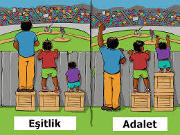 Eşitlikten yana mısın yoksa adaletten mi?
