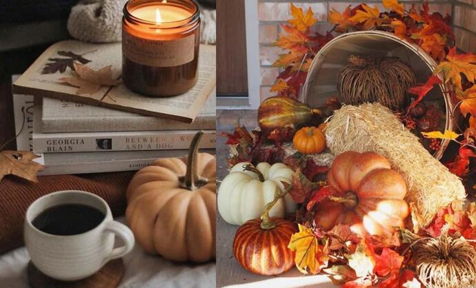 🎃 Balkona ya da pencere önüne küçük bir sonbahar köşesi yapsan, hangi objeleri koyardın?
