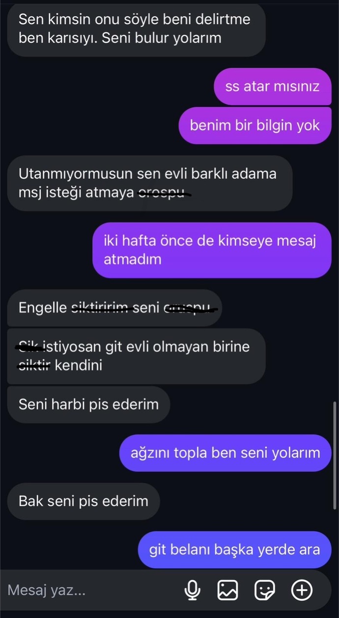 Arkadaşlar instagram’da tanımadığım biri beni tehdit ediyor ne yapabilirim?
