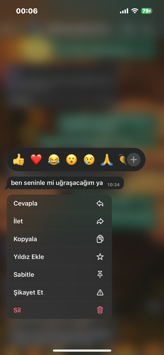 Bende mı sorun var ne yapardınız?