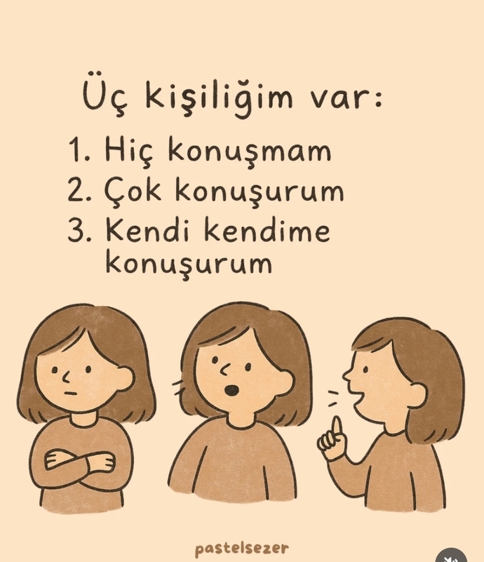 Kaç kişiliğiniz var?