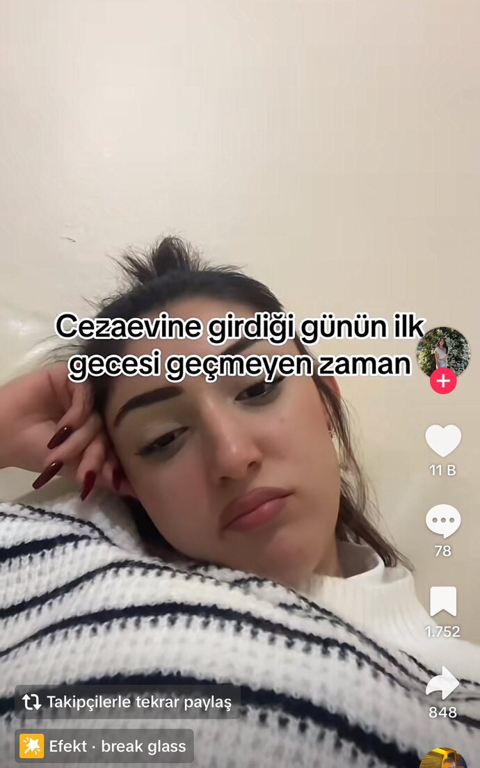 TikTokta cezaevi aşkları paylaşılıyor 😡 Neden böyle riskli kişilere aşık olunuyor?