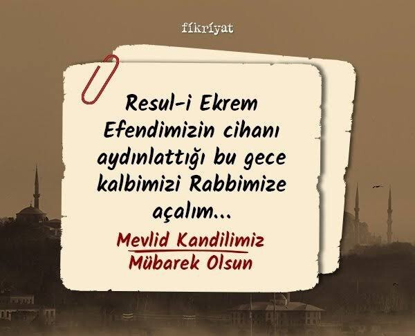 Mevlüt Kandiliniz Mübarek Olsun 📿🤲🏻Hayatınızda kandillerin önemi nedir?
