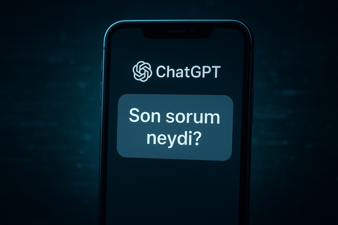 ChatGPT’ye en son sorduğun soru nedir?