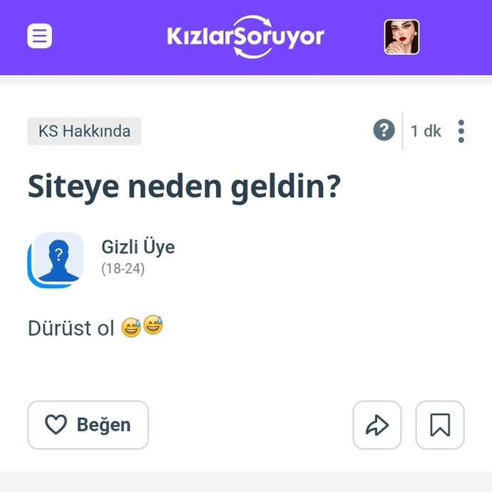Ne kadar dürüstüz görüyorsunuz değil mi 🤣🤭?