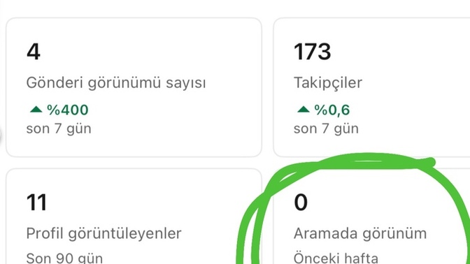 Linkedin’de “Aramada Görünüm” ne demektir?
