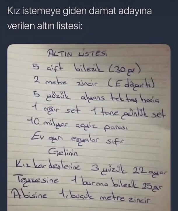 Günümüzde evlilikler böyle mi?