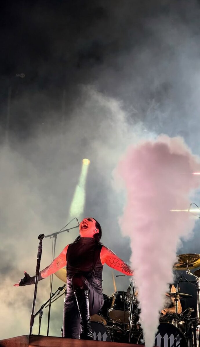 Dün kimler efsane Marilyn Manson konserindeydiii?