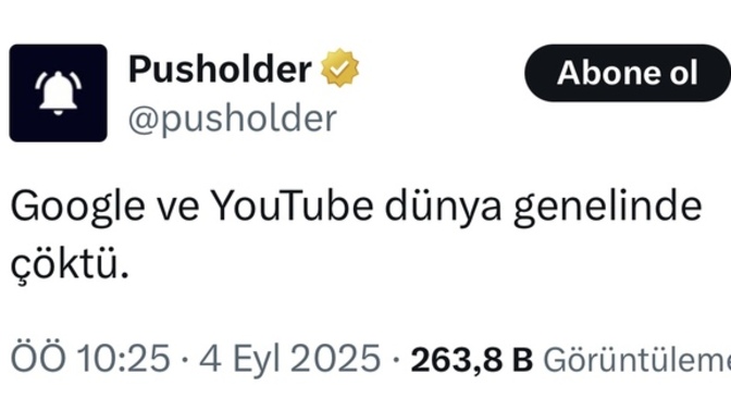 Google Ve Youtube Çöktü Mü? Neden Çalışmıyor?
