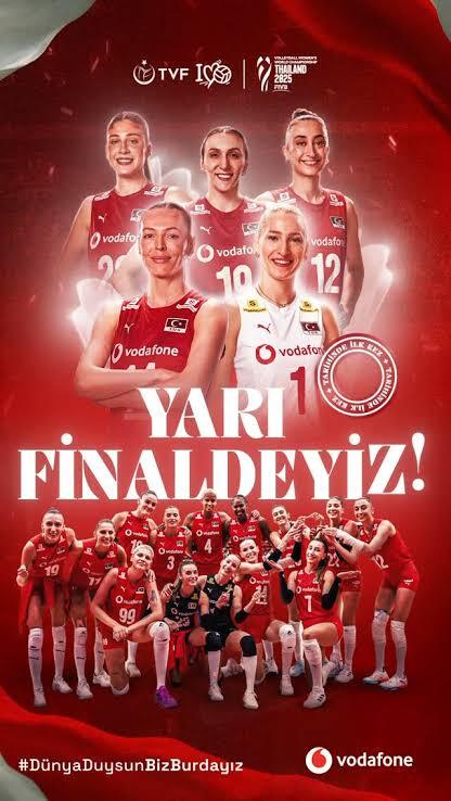 Kadınlar voleybol dünya kupasında filenin sultanlar yarı finalde. Artık finale yürür müyüz🇹🇷?