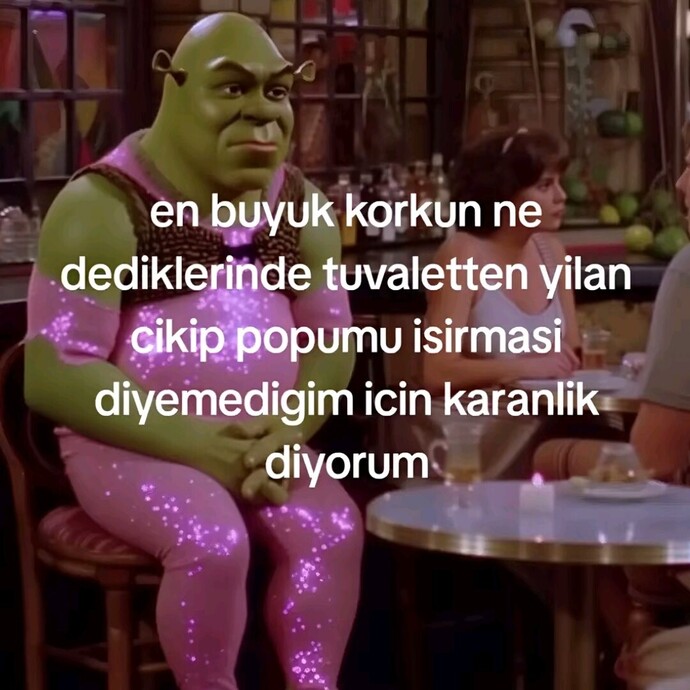 Kocaman oldum hala korkuyorum dediğiniz o şey ne?
