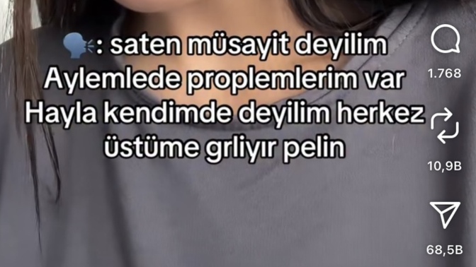 Böyle konuşan biriyle sevgili olur muydunuz?