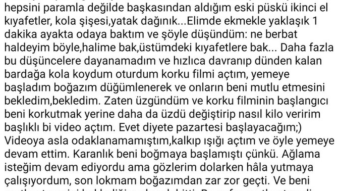 Bu gece anlatacak hiç kimsem olmadığı için telefonumun notlar kısmına ruh halimi yazdım normal mi siz ne düşünüyorsunuz?
