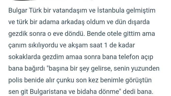 Siz ne düşünüyorsunuz yorumum hakkında?