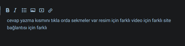 bak cevabı resim olarak attım :D üstteki sekmeler xper seviyende yetmeli ama