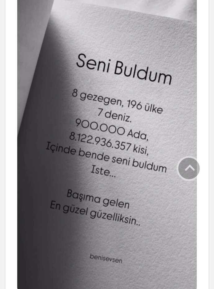 Sevmek ne demek sence?