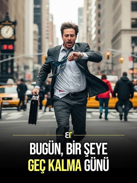 Bugün, bir şeye geç kalma günüymüş. Geç kaldığınız bir şey oldu mu?