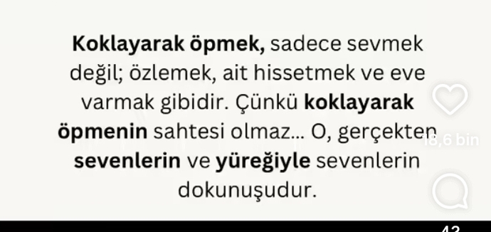 Koklayarak öpen biri oldu mu hayatınızda?